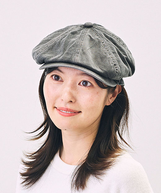 モデル頭囲：53cm 着用サイズ：ONESIZE